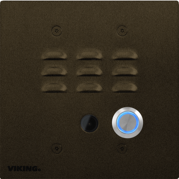 HD Video IP intercom in brons kleur waterdicht